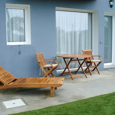 With One Bedroom In Caloura With Furnished Terrace And Wifi لاغوا